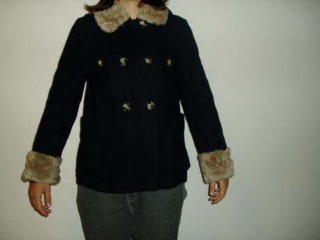 Topshop flaušový kabát, topshop,s