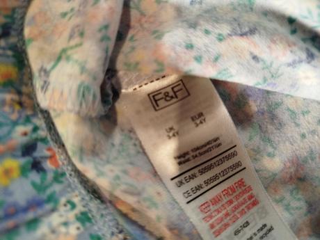 Kvetinkové tenké legínky, f&f,104