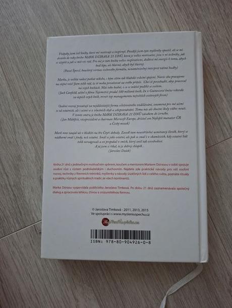 Kniha mark dzirasa 21 dnů, 