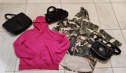 2x mikina 2x kabelka, l