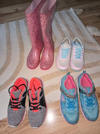 Tenisky vel.36+ gumaky, skechers,36