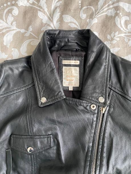 Vintage kožená bunda, zara,m