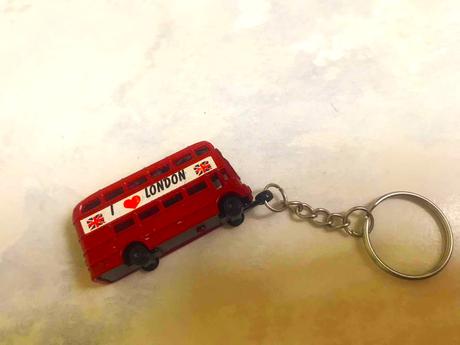 Prívesok na kľúče/angl.autobus, 