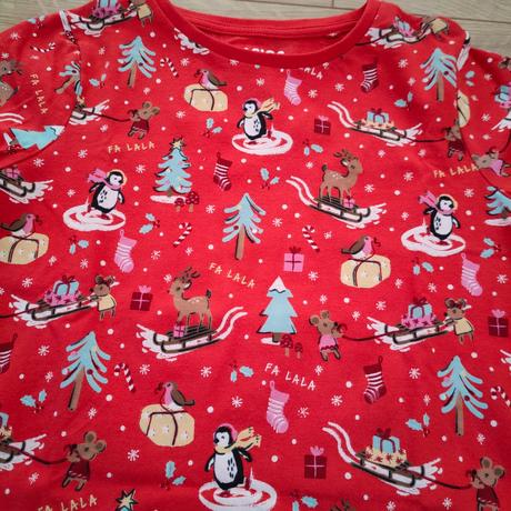 Tri vianočné tričká f&f, veľ.122, f&f,122