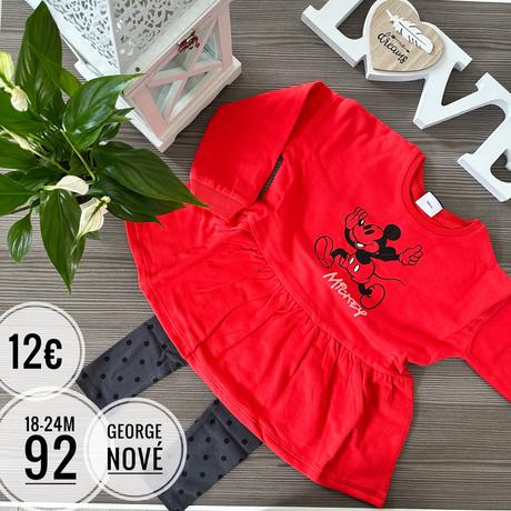 Súprava šaty(tunika) a legíny, george,92