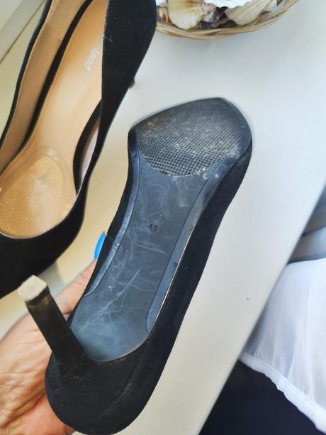 Čierne lodičky deichmann s vložkou proti nárazom, graceland,41