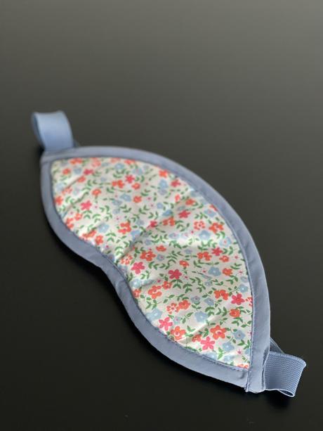 Nastaviteľná maska na oči na spanie kvetinová, 