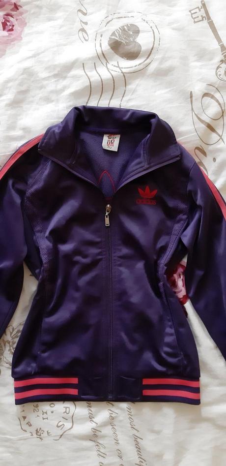 Fialová mikina adidas, adidas,152