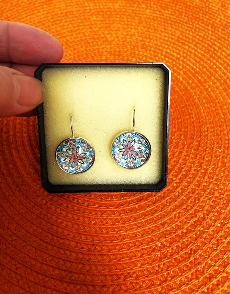 Boho náušnice-mandala pokoja, 