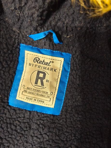 Zimná bunda, rebel,98