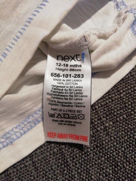 Tričko v top stave, next,86