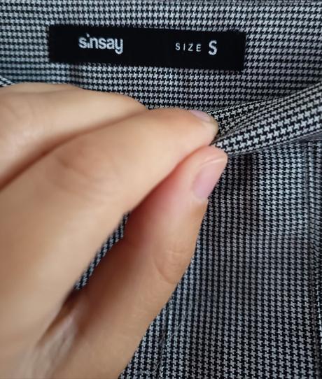 Skladaná áčkova sukňa, sinsay,s