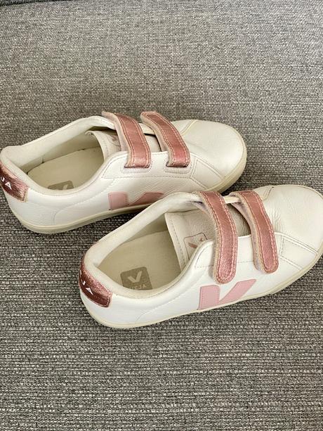 Kožené dievčenské topánky veja, 32