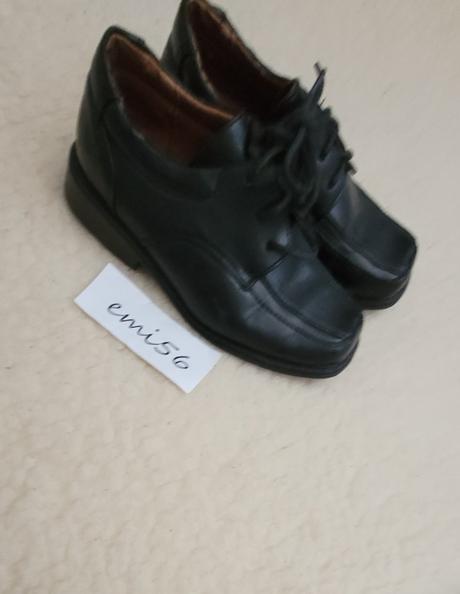 Čierne chl. topánky na šnúrovanie, 27