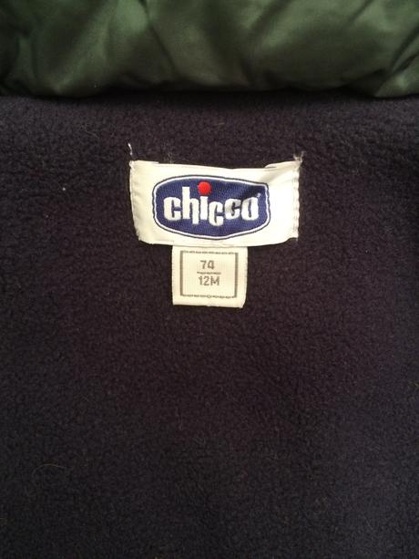 Zimná bunda top stav, chicco,74