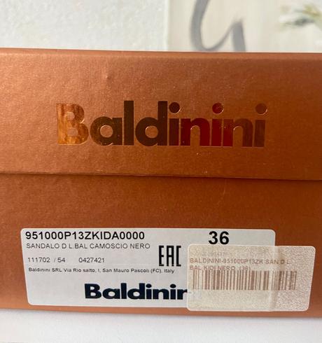 Kožené sandale baldinini, baldinini,36