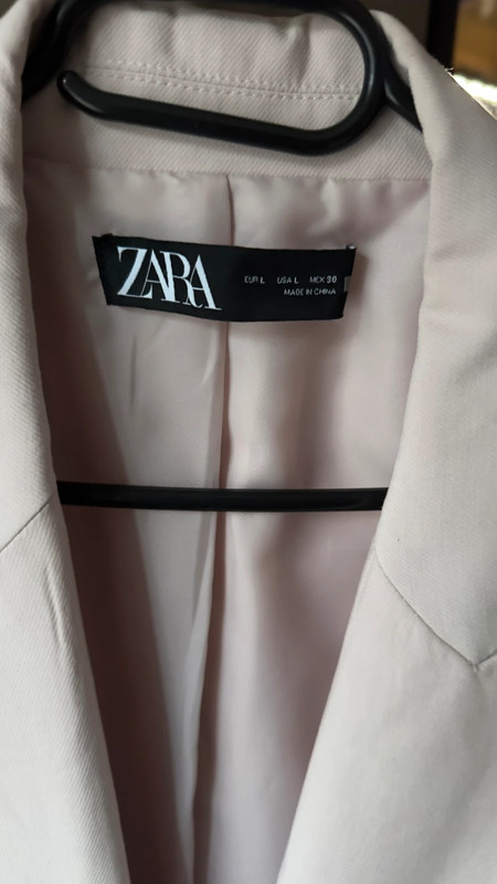 Sako pudrovej farby, zara,l