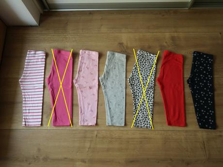Legíny trojštvrťové h&m 122 (6-7r.) - top stav, h&m,122