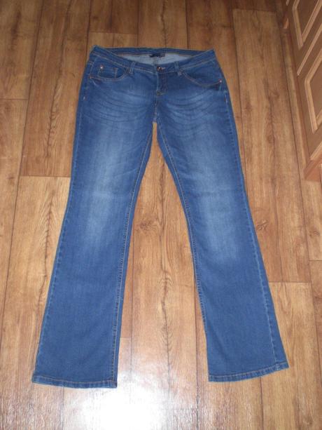 Tmavomodré rifle esmara vel.40/42 -ako nové, esmara,40