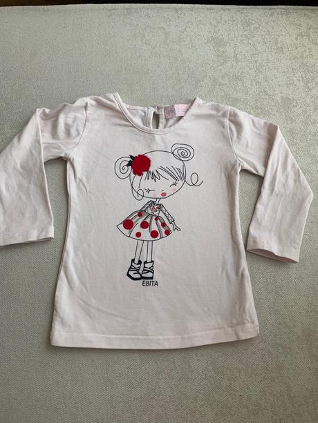 3ks top s dlhým rukávom v.86, baby club,86