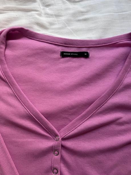 Ruzovy cukrikovy croptop, house,m