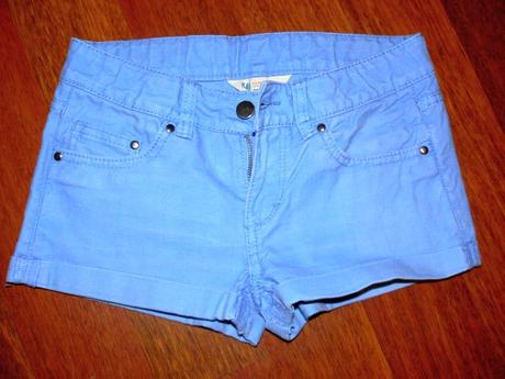 Modré h&m kraťasky, h&m,146