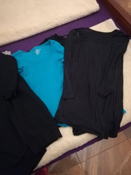 Balík tričiek dlhý rukáv veľ. l 16 ks, amisu,l