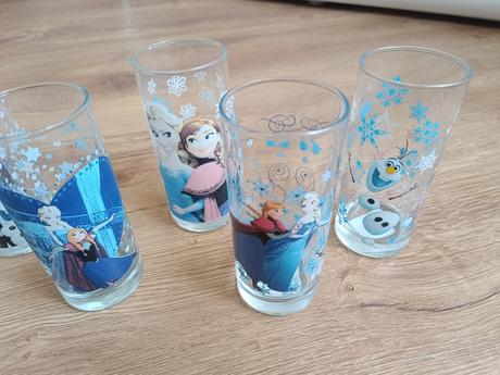 Sklenene pohare frozen, 