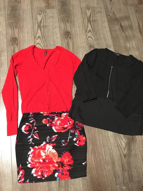 Sveter,blúzka,sukňa, 36