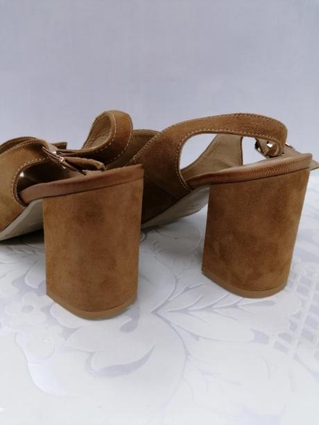 Dámske kožené sandále 19070251 z, 38 / 39