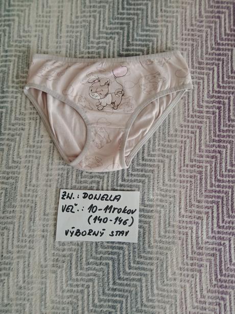 Dievčenské nohavičky zn.donella veľ.10-11rokov, 140