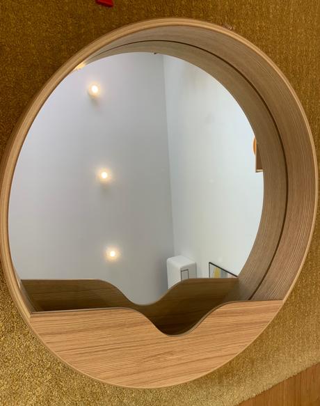 Nástenné zrkadlo s odkladacím priestorom zuiver ro, 