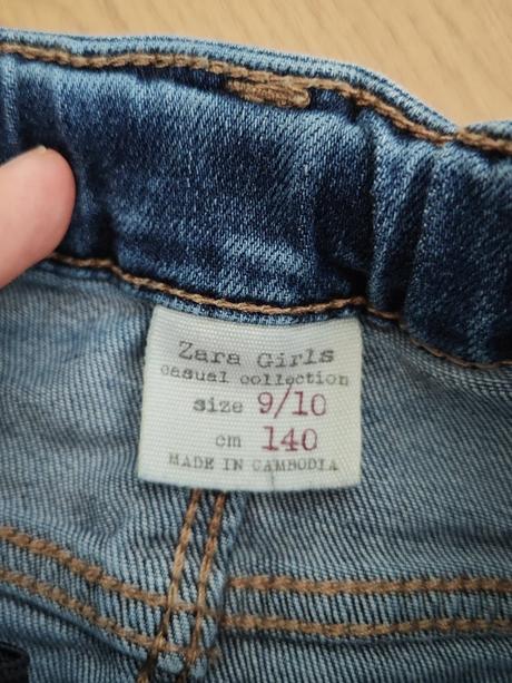 Riflová suknička zara, zara,134