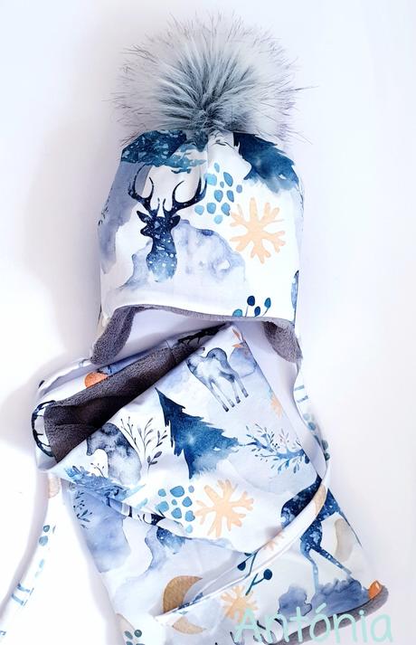 Zimný setik jelenček v lese, 50 - 152