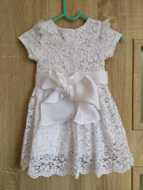 Čipkované šaty pre družičku, reserved,86