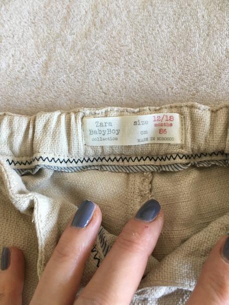 Lanové nohavice, zara,86