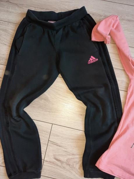 Tepláky, tričko gratis, adidas,140