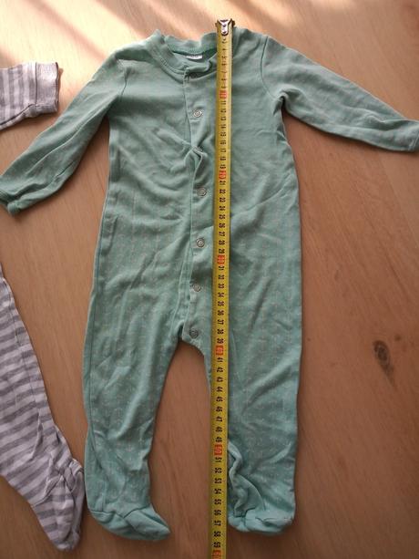 Overalové pyžamká, h&m,68