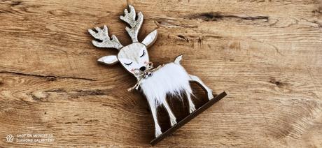 Vianočná srnka - 30,5 cm x 18,5 cm, 