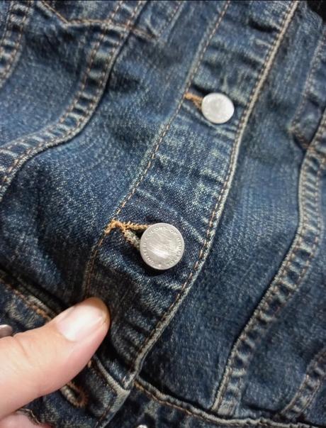 Riflová bunda benetton 110, benetton,110