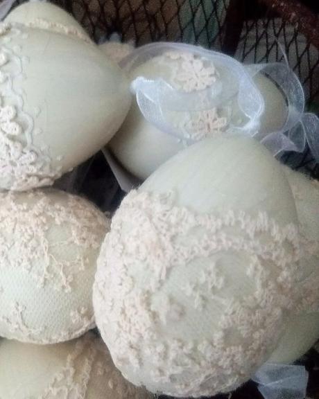 Vintage vajíčka - sada 3 ks, 