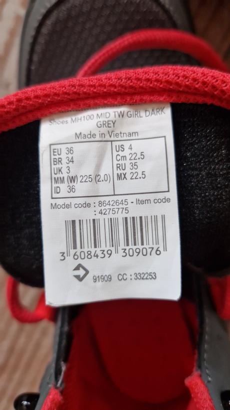 Topanky na horskú turistiku, quechua,36