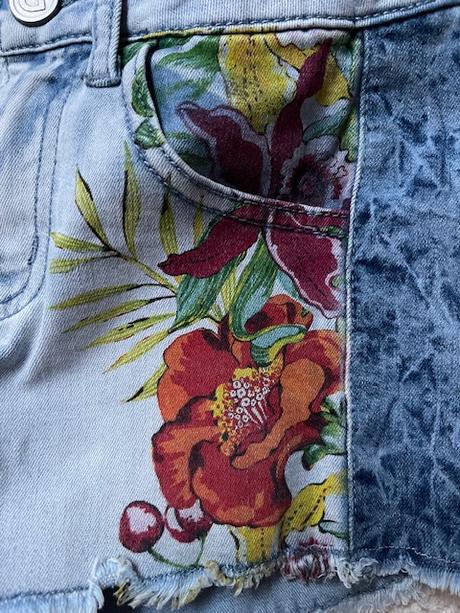 2 riflové šortky desigual a gap, desigual,122