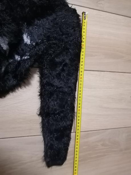 Dlhý chlpatý sveter guess s hviezdami, guess,128