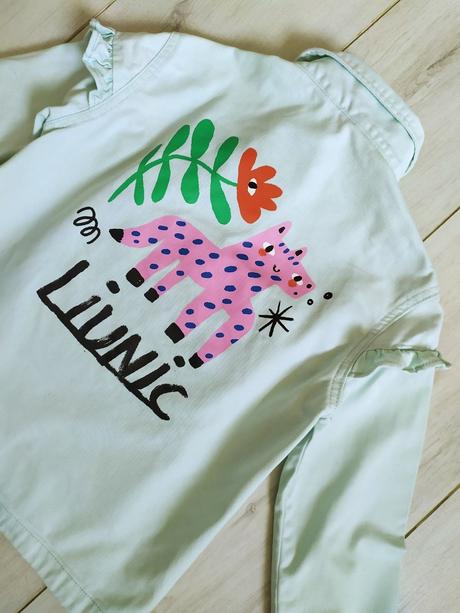 Jeansová bundička h&m liunic, h&m,122