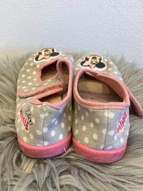 Dievčenské bodkované papuče minnie (30), disney,30