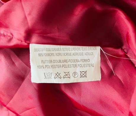 Helena vera kožušinový kabát elegantný vínový, xxl