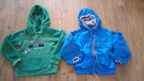 Prechodna bunda+mikina,vel.98-104, okay,98