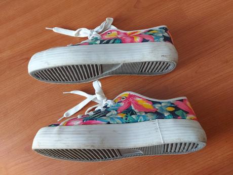 Plátene tenisky, deichmann,40