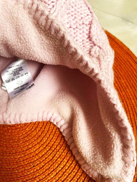 Teplá čiapka podšitá flisom 74/80, h&m,80